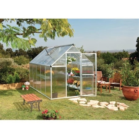 Palram Palram - Canopia HG5010 Mythos Greenhouse - 6 x 10 ft. - Silver HG5010